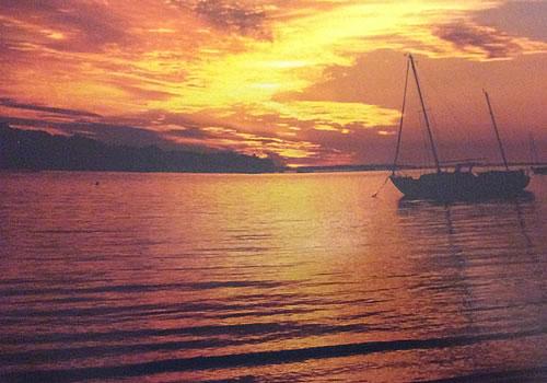 Photo Gallery Image - A peaceful sunset scene, from "Instow - A History"