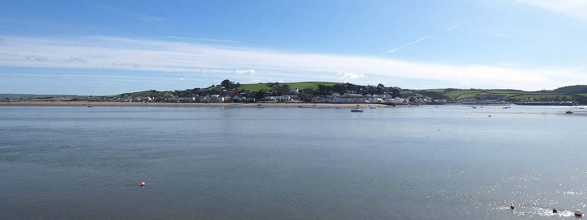 Views over Instow Sands and Village